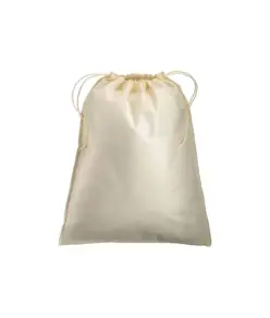 Sacchetto in TNT 80g/m2 con chiusura a strozzo, 40 x 50 cm Handle