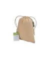 Sacchetto regalo in cotone organico 140g/m2, 15 x 20 cm Handle