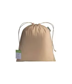 Sacchetto regalo in cotone organico 140g/m2, 25 x 30 cm Handle