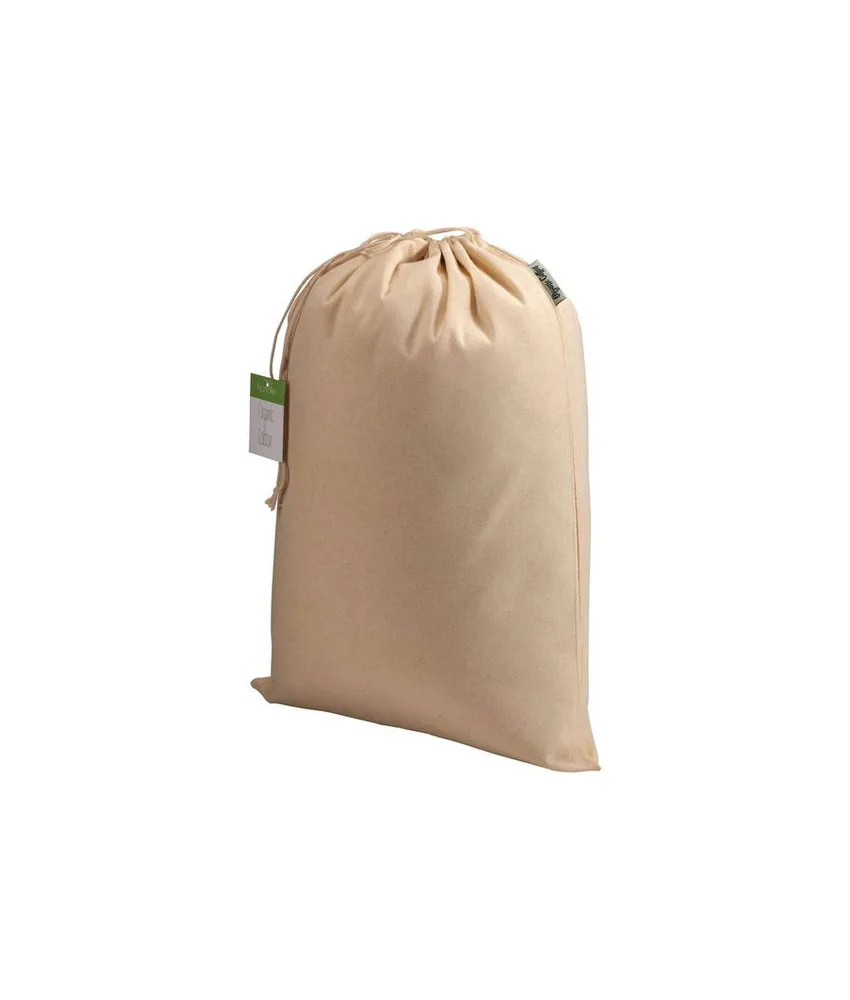 50 pezzi Sacchetto regalo in cotone organico 140g/m2, 30 x 45 cm Handle