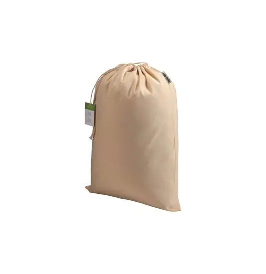 Sacchetto regalo in cotone organico 140g/m2, 30 x 45 cm Handle