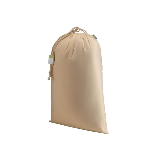 Sacchetto regalo in cotone organico 140g/m2, 50 x 70 cm Handle