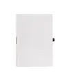 Scatola bianca per agenda 18 x 13 x 2,5 cm (Per 24711)