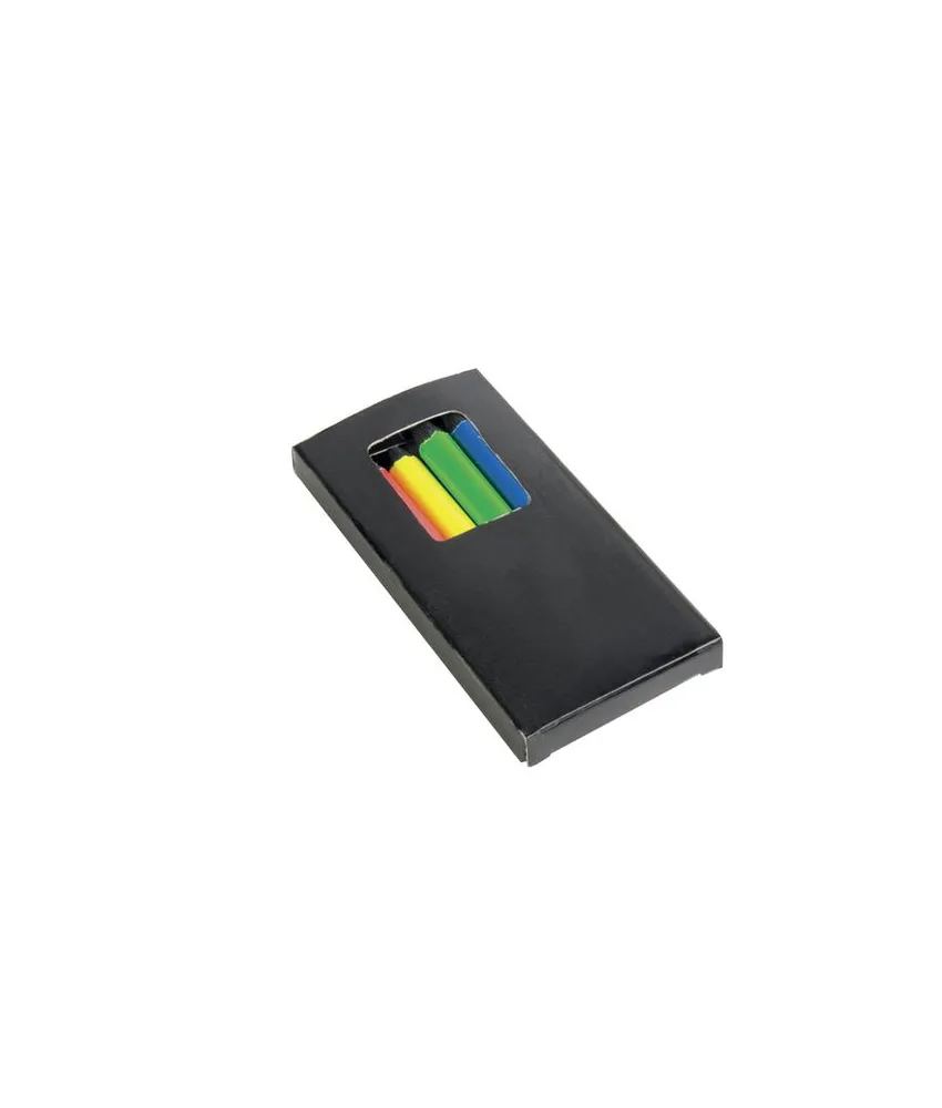 25 pezzi Set di 6 matite in legno colorate fluo a sezione cilindrica, in scatola di cartone