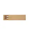 Set di due penne a scatto in bamboo, di cui una con gommino per touch screen
