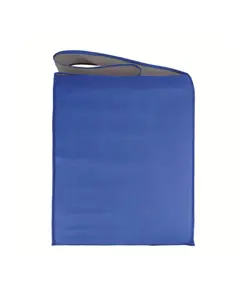 Shopper bicolore in TNT, tracolla e soffietto Handle
