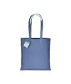 Shopper carbon neutral in cotone riciclato  280 g/m2, manici lunghi Handle