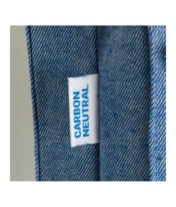 Shopper carbon neutral in cotone riciclato 280 g/m2, manici lunghi e soffietto Handle
