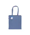 Shopper carbon neutral in cotone riciclato 280 g/m2, manici lunghi e soffietto Handle