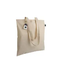 Shopper certificata Fairtrade® in cotone 140g/m2, manici lunghi Handle