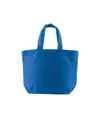 Shopper con soffietto alla base in cotone 120 g/m2, manici corti Handle