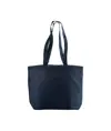 Shopper con soffietto alla base in cotone 120 g/m2, manici lunghi Handle