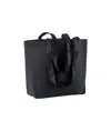 Shopper con soffietto alla base in cotone 120 g/m2, manici lunghi Handle