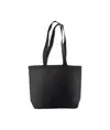 Shopper con soffietto alla base in cotone 120 g/m2, manici lunghi Handle