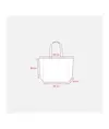 Shopper con soffietto alla base in cotone 135 g/m2, manici lunghi Handle