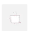 Shopper con soffietto alla base in cotone 280 g/m2, manici lunghi Handle