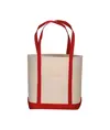 Shopper con soffietto alla base in cotone naturale Handle