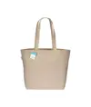 Shopper con soffietto alla base in cotone riciclato 280 g/m2, manici lunghi Handle