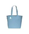 Shopper con soffietto alla base in cotone riciclato 280 g/m2, manici lunghi Handle