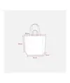 Shopper con soffietto alla base in cotone riciclato 280 g/m2, con doppi manici Handle