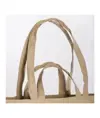Shopper con soffietto alla base in cotone riciclato 280 g/m2, con doppi manici Handle
