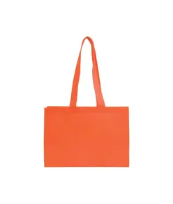 Shopper con soffietto alla base in TNT 70 g/m2 termosaldato, manici lunghi Handle
