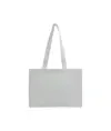 Shopper con soffietto alla base in TNT 70 g/m2 termosaldato, manici lunghi Handle