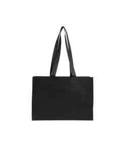 Shopper con soffietto alla base in TNT 70 g/m2 termosaldato, manici lunghi Handle