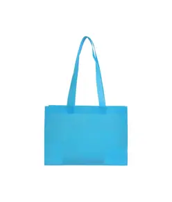 Shopper con soffietto alla base in TNT 70 g/m2 termosaldato, manici lunghi Handle