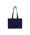 Shopper con soffietto alla base in TNT 70 g/m2 termosaldato, manici lunghi Handle