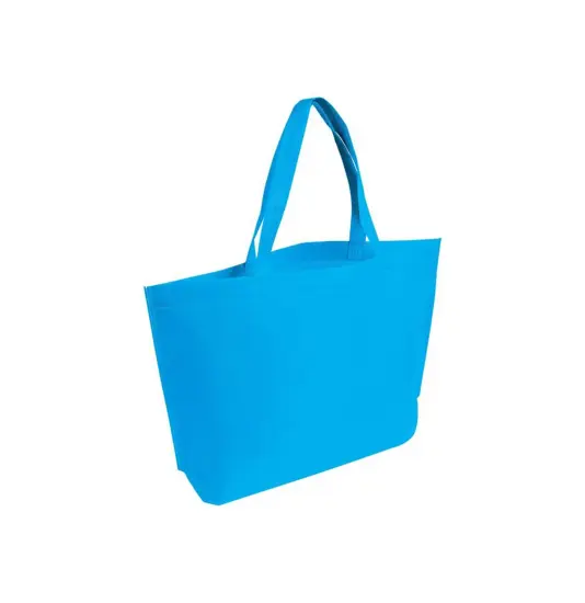 Shopper con soffietto alla base in TNT termosaldato, manici lunghi Handle