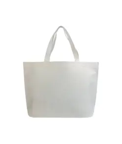 Shopper con soffietto alla base in TNT termosaldato, manici lunghi Handle