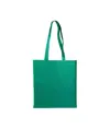 Shopper con soffietto in canvas 280 g/m2, manici lunghi Handle