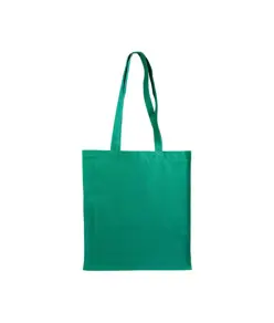 Shopper con soffietto in canvas 280 g/m2, manici lunghi Handle