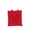 Shopper con soffietto in canvas 280 g/m2, manici lunghi Handle
