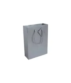 Shopper con soffietto in carta laminata 157 g/m2 con rinforzo alla base Handle