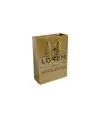 Shopper con soffietto in carta laminata 157 g/m2 con rinforzo alla base Handle