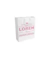 Shopper con soffietto in carta laminata opaca 157 g/m2 con rinforzo alla base Handle
