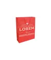 Shopper con soffietto in carta laminata opaca 157 g/m2 con rinforzo alla base Handle