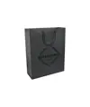 Shopper con soffietto in carta laminata opaca 157 g/m2 con rinforzo alla base Handle