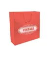 Shopper con soffietto in carta laminata opaca 157 g/m2 con rinforzo alla base Handle