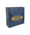 Shopper con soffietto in carta laminata opaca 157 g/m2 con rinforzo alla base Handle