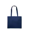 Shopper con soffietto in cotone 200 g/m2, manici lunghi Handle