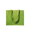 Shopper con soffietto in cotone 200 g/m2, manici lunghi Handle