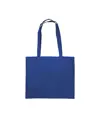 Shopper con soffietto in cotone 200 g/m2, manici lunghi Handle
