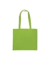 Shopper con soffietto in cotone 200 g/m2, manici lunghi Handle