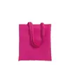 Shopper con soffietto in cotone 220 g/m2, manici lunghi Handle