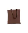 Shopper con soffietto in cotone 220 g/m2, manici lunghi Handle