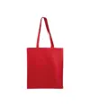 Shopper con soffietto in cotone 220 g/m2, manici lunghi Handle
