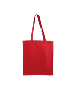 Shopper con soffietto in cotone 220 g/m2, manici lunghi Handle